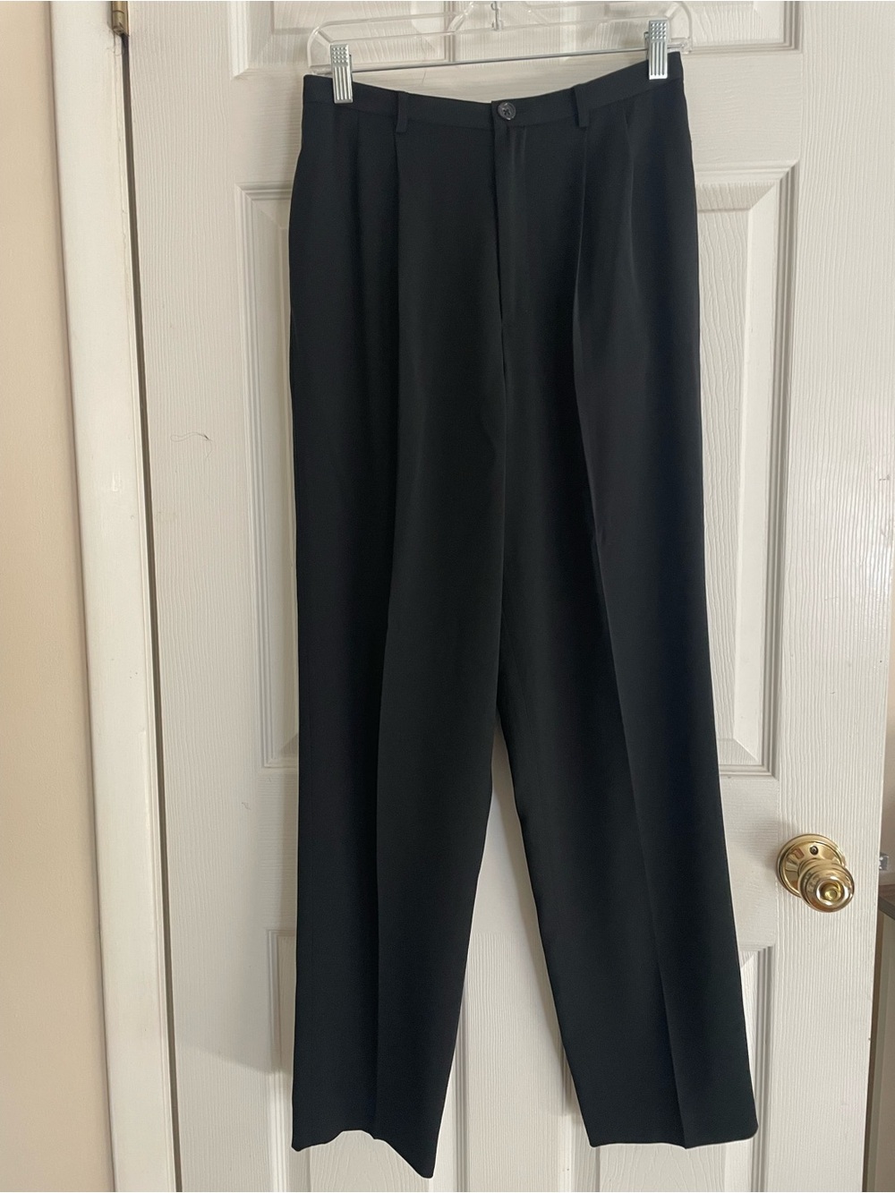 Banana Republic Black Straight Leg Dress Pants